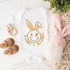 The Juniper Shop Happy Easter Smiley Lightning Bolt Baby Bodysuit - 2 of 2