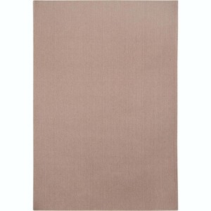 Delara Solid Indoor Outdoor Area Rug, Easy Cleaning, Non Shedding, Hose Washable, Sustainable Recycled Polyester Rug - 1 of 4