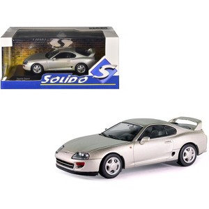 Toyota Supra MKIV Silver Metallic 1/43 Diecast Model Car by Solido - 1 of 3