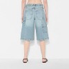 Women's Low-Rise Denim Skater Shorts - Wild Fable™ - 3 of 3