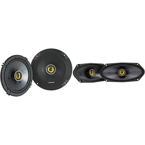 Kicker 46CSC654 CS-Series CSC65 6.5-Inch (160mm) Coaxial Speakers w/ 50CSC4104 4x10" Coaxial Bundle - 1 of 4
