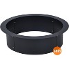GOCAPTAIN Inner Fire Pit Ring with Outdoor Steel Firepit Ring Large Bonfire Fire Pit Insert Round - Steel for High Temp, DIY Fire Ring Cooking Kit - 4 of 4