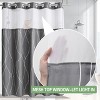 BAGOKIE 3-IN-1 Shower Curtain and Liner Set - 3 of 4