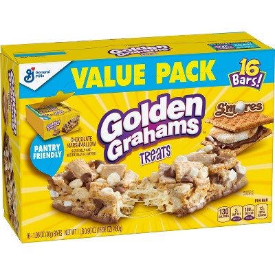 Golden Grahams S'mores Chocolate Marshmallow Biscuit Bars - 16ct