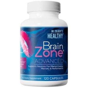 Divine Health - Brain Zone Advanced - 120 Veggie Capsules - 1 of 3