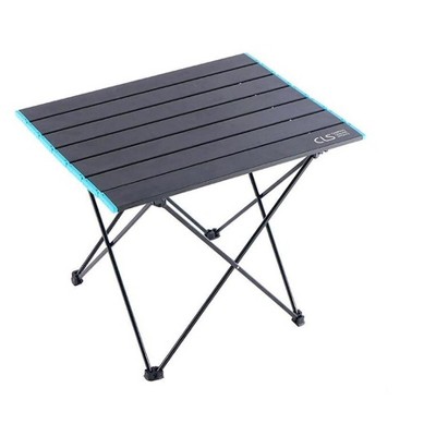 MPM Foldable Aluminum Table with Carry Bag, Lightweight Portable, Sturdy and Durable for Outdoor Camping, Hiking and Picnic Beach 21 x 16 x 18 Inches