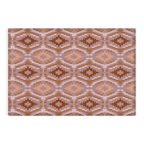 Schatzi Brown Leila Ikat Harvest 2’ x 3' Rug - Deny Designs - image 1 of 4