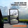 VEVOR Towing Mirrors, Left & Right Pair Set for Chevrolet Silverado (2003-2007)/GMC/Cadillac, Power Heated Tow Mirror with Signal Light, Silver - 3 of 4