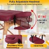BestMassage Massage Bed Portable 2-Fold Massage Table Lash Bed with Non-Woven Carry Bag - 4 of 4