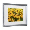 Trademark Fine Art - Leslie Montgomery Every Flower Is A Soul Matted Framed Art - 3 of 4