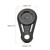 Unique Bargains Tarp Grabbers Tent Clips Plastic Round Movable Snaps for Outdoor Camping Awning Banner Cover Black 16 Pcs - 2 of 4