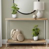 SEVOBAL Planters Set of 2 Artificial Ficus Plants 14" Tall in White Pots with Green Leaves for Indoor Decor, Green, 10"*9"*14" - 3 of 4