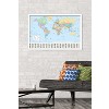 Trends International World Map 2023 Framed Wall Poster Prints - 2 of 4