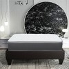 Vynxaria 12-Inch Twin Plush Hybrid Mattress, Pocket Springs + Gel-Infused Memory Foam, Cooling Tech, Pressure Relief, White Polyester Cover - 3 of 4