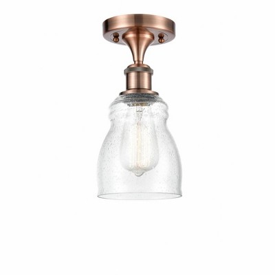 Ellery - 1 Light Semi-Flush Mount In Nautiical Style-13 Inches Tall and 4.5 Inches Wide