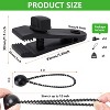 Itopfox Heavy Duty Tarp Clips with Lock Grip, 20 Pack Shark Tent Fastener Clips, Pool Awning Cover Bungee Cord Clip, Car Cover Clamp for Secure Hold - 2 of 4