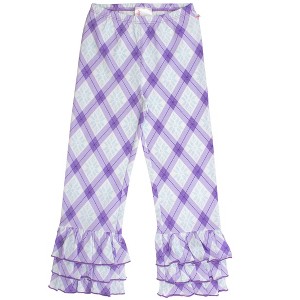 RuffleButts Girls Ruffle Flare Pants - 1 of 2