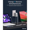 iHome 140W GaN Charger, 3 USB-C Power Delivery Ports & 1 USB-A, 4-Port Compact Wall Charger for Laptop, White - 2 of 4