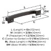 Amerock Incisive 5-1/16 Inch (128mm) Cabinet or Furniture Pull - 4 of 4