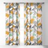 Marta Barragan Camarasa Marbled Abstract In The Colors Single Panel Sheer Window Curtain - Deny Designs - 2 of 4