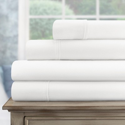 Luxury Sustainable Cotton 700 Thread Count Solid Sheet Set by Blue Nile Mills