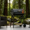 ORRD 30" Portable Charcoal Grill with Adjustable Heat Control, 2 Wheels & Storage Shelves for Outdoor BBQ Picnic - 2 of 4