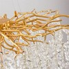 Siljoy Elegant Luxury French Creative Branch Design with Tassel Glass Chandelier - 4 of 4
