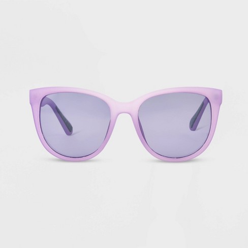 Women's Tortoise Print Rubberized Plastic Cateye Polarized Sunglasses- All  in Motion™ Pink