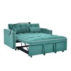 NicBex 3-in-1 Velvet Convertible Sofa Bed with USB Charging Port and Swivel Phone Stand,55.5" Modern Sleeper Sofa with Adjustable Backrest - 4 of 4