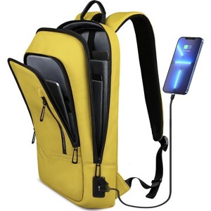 anti theft laptop backpack slim Large Travel Backpack, Business Sturdy18Inch Laptop : Electronics the expanded mode of the large capacity for more load to meet your camping ZINZ Slim and Expandable 15