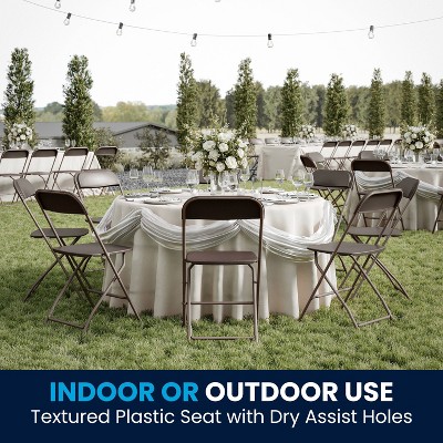 Alamont 4pk Plastic Folding Chairs
