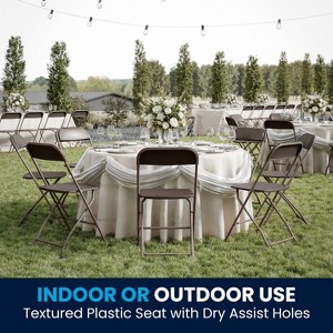 Alamont 4pk Plastic Folding Chairs - 1 of 4