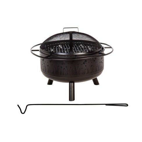 Evergreen Meadows Wood-burning Fire Pit- 30 X 23.5 X 30 Inches Outdoor ...