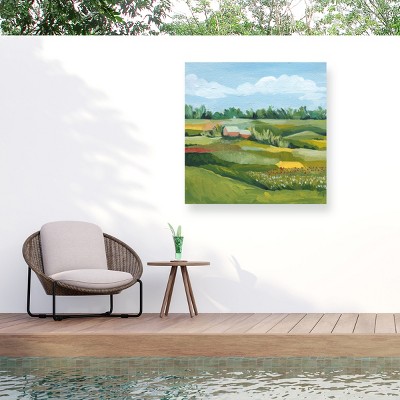 Grace Popp  Idyllic Valley I Outdoor Canvas Art