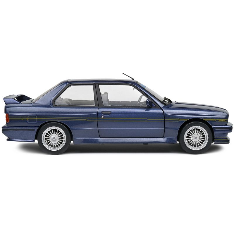 1990 BMW E30 M3 Alpina B6 3.5S Mauritus Blue Metallic 1/18 Diecast Model Car by Solido, 3 of 6