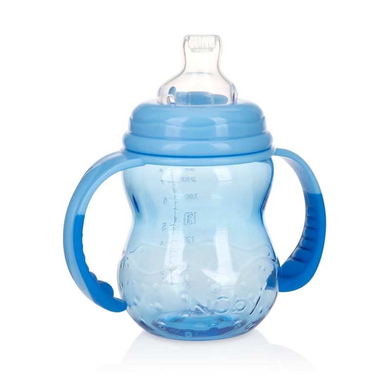 Nuby 3-Stage Trainer Cup - Blue - 8oz, 3 of 5