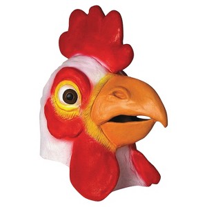 Forum Novelties Adult Chicken Costume Mask -  - Multicolored - 1 of 1