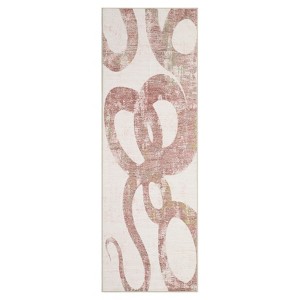COZONY Abstract Modern Non Slip Low Pile Area Rug for Living Room Bedroom Dining Room Office - 1 of 4