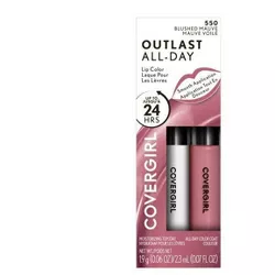 COVERGIRL Outlast All-Day Lip Color with Topcoat - Blushed Mauve 550 -  0.13 fl oz