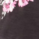 black floral placement