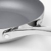 10" Nonstick Stainless Steel Fry Pan Silver - Figmint™: Ceramic Nonstick, Induction & Oven Safe, Dishwasher-Safe - 3 of 4