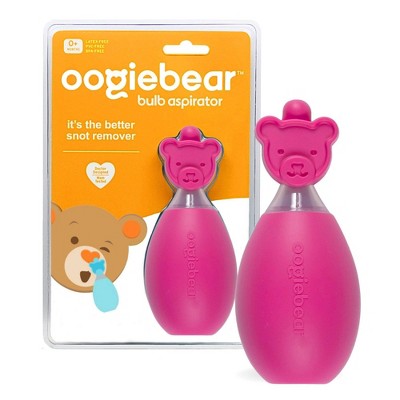 oogiebear Bulb Aspirator Handheld Baby Nose Cleaner for Newborns, Infants, and Toddlers