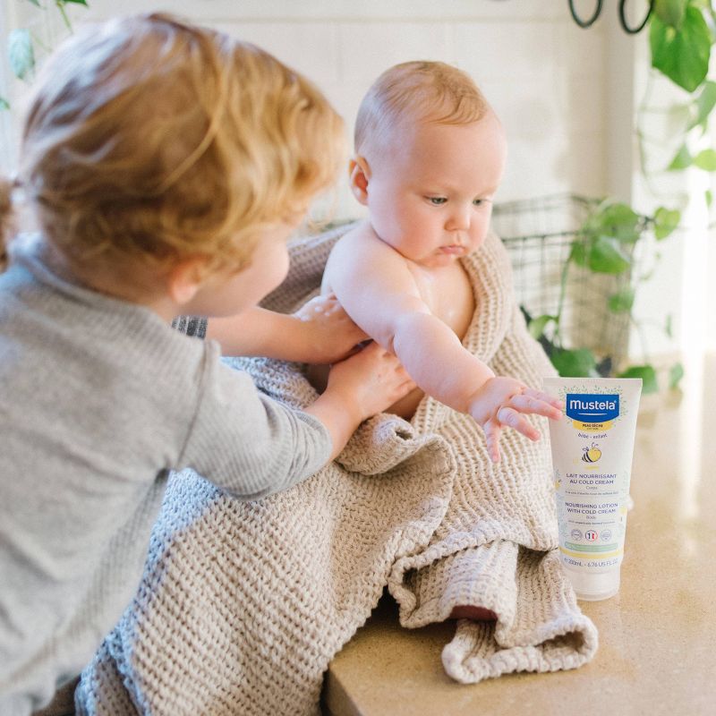 Mustela Nourishing Baby Body Lotion Moisturizing Baby Cream for Dry Skin -  6.76 fl oz, 5 of 8