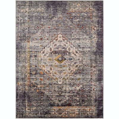 Mark & Day Veedersburg 2'7"x4' Rectangle Washable Woven Indoor Area Rugs Dark Brown: Stain-Resistant, Traditional Decor