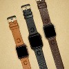 MLB Cleveland Guardians Leather Apple Band - Black - image 3 of 4