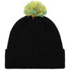 Friends Logo plain black Pom knitted Cuffed Winter Beanie - 2 of 2