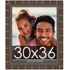 PosterPalooza | 30x36 Modern Bamboo Picture Frame, UV Acrylic, 5 Finishes - 2 of 4