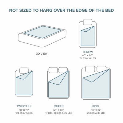 King Size Sand Cotton Weighted Blanket with Glass Beads