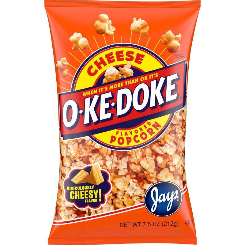 O-Ke-Doke Popcorn Cheese Popcorn - 7.5oz, 1 of 7