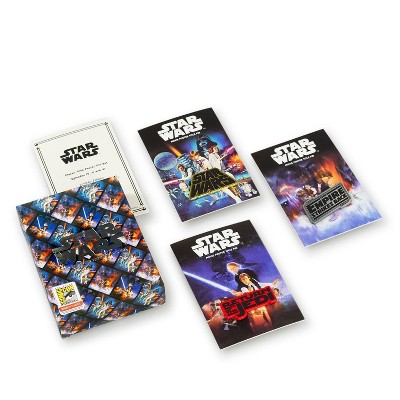 SalesOne LLC Star Wars Episodes 4-6 Movie Posters Enamel Collector Pin 3-Pack